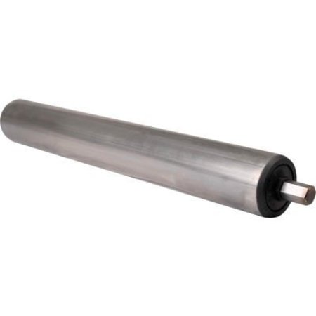 OMNI METALCRAFT 2-1/2" Dia. x 11 Ga. Stainless Steel Roller for 28" O.A.W. Omni Conveyors, ABEC Bearings 42413-28-GP